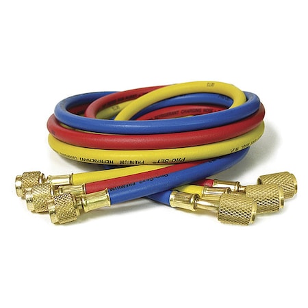 Pro-Set HP5A - Hose, 5 ft L, Blue/Red/Yellow, PK3