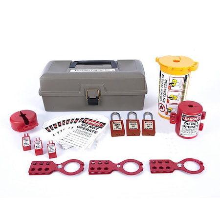 Zing 7129-USA - Lockout Tagout Kit