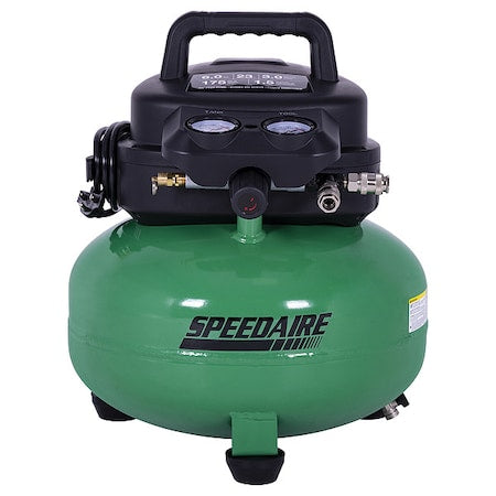 Speedaire 810RA8 - Portable Air Compressor,Oil Free,120 V AC