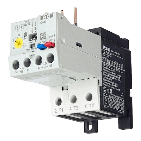 Eaton C440A1A005SDD - Overload Relay, 2 NC/2 NO, 1 A Min current, 5 A Max current, 690 V AC