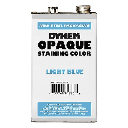 Dykem 81725 - Opaque Staining Color,Gallon,Lite Blue