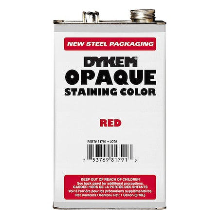 Dykem 81791 - Opaque Staining Color,Gallon,Red