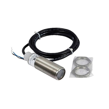 Eaton E58-30TD250-GD - Through-Beam Photoelectric Sensor, Bare Wire, Straight, Cylindrical, AC/DC-Type