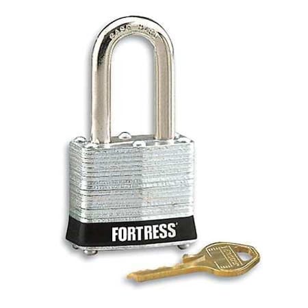 1803LHBLK - Lockout Padlock, Keyed Different, Steel, Black, 2 in Shackle Height, 1 9/16 in Body Width
