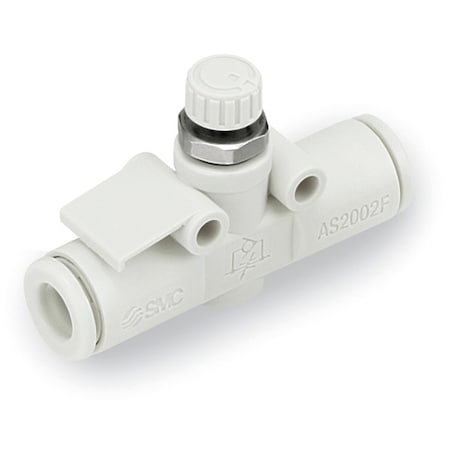 Smc AS2002F-04 - Speed Control Valve, 3/16 in, Meter In