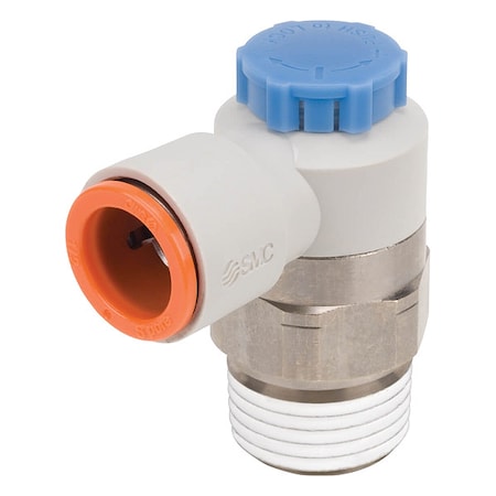Smc AS4211F-N04-11S - Speed Control Valve, 1/2in NPT, Meter In