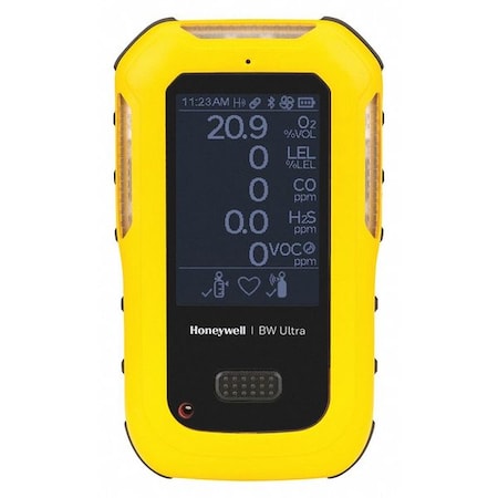 Honeywell HU-X1W1H1M1B1-Y-N - BW Ultra IP66/IP68, Audible, Vibrating, Visual, LCD, 18 hr Battery Life