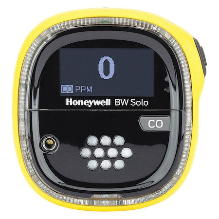 Honeywell BWS1-ML-Y - Single-Gas Detector, Audible, Vibrating, Visual, 1 yr Battery Life