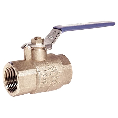 Milwaukee Valve BA-475BMS 1/4 - 1/4" FNPT Brass Ball Valve Inline