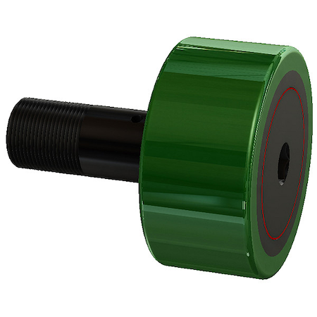 Smith Bearing CR-3/4-XB-U - Double Sealed Cam Follower, Flat Stud, 3/4 in Dia, 1/2 in Wd