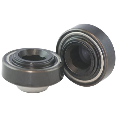 Wjb CB504B - Roller Ball Bearing, CB504 B Industry Number, Single Sealed Closure, 11/16 in Bore Dia, Steel
