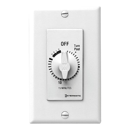 Intermatic FD15MHW - Timer,Spring Wound,15 Min,Hold Feature