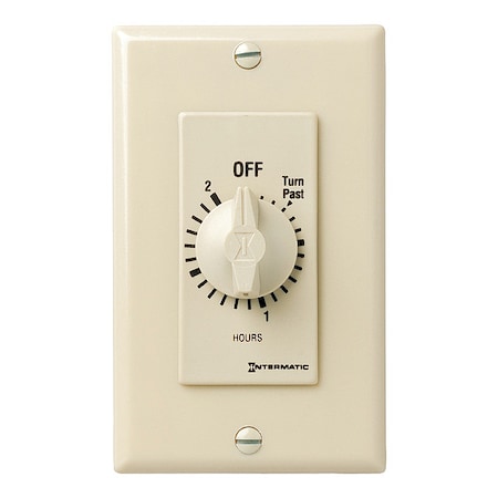 Intermatic FD32H - Spring-Wound Timer, Ivory, 277 V AC