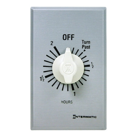 Intermatic FF32H - Timer,Spring Wound,2 Hr,SPDT,Silver