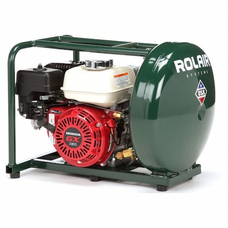 Rolair MDL GD5000PV5H - Portable Gas Air Compressor,5.5 hp