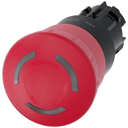 Siemens 3SU10011HB200AA0 - Emergency Stop Mushroom Pushbutton
