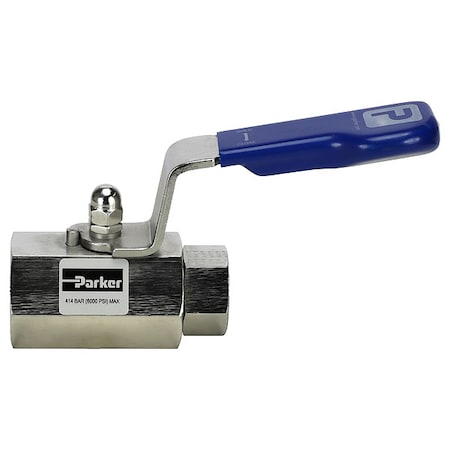 Parker HPBXB8FFHP - Manual 2-Way Ball Valve,NPT,316 SS