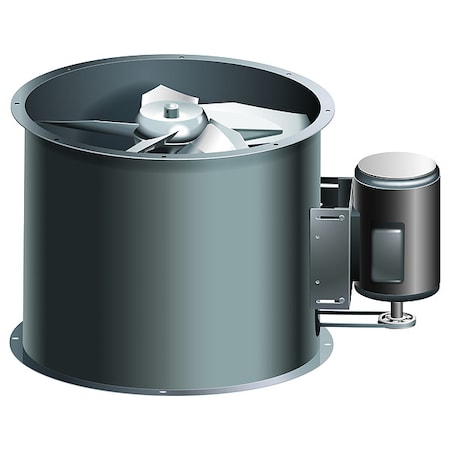 Acme HQ420084 - Tubeaxial Fan,Steel,5 Blades,1,159 RPM