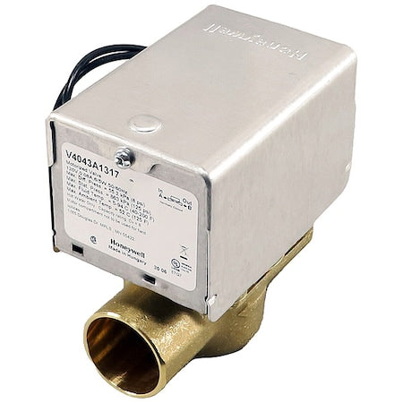 Honeywell Home V4043A1317 - ZONE VALVE 120 V/60 HZ,1" SWEAT,8 CV,8 PSI CLOSE-OFF
