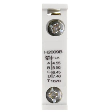 Eaton H2009B-3 - Cutler-Hammer Thermal Unit,4.55 to 7.4 A,PK3