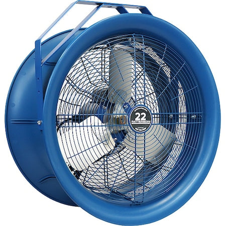 Patterson H22B-HV KIT - High Velocity Industrial Fan, Ceiling Mount, 22 in Blade Dia, 208 to 230/460 V, 5,570 cfm