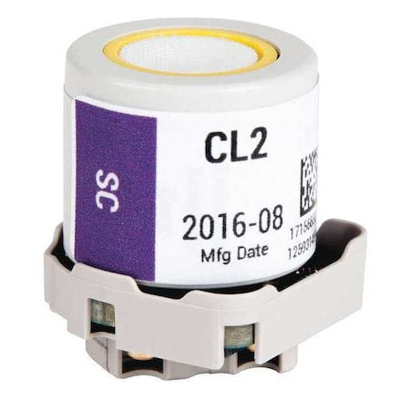 Industrial Scientific 17156650-7 - Gas Detector Sensor,Electrochem,Chlorine