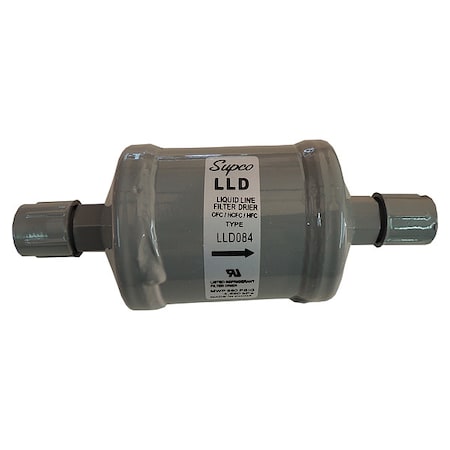 Supco LLD084 - Liquid Line Dryer,1/2" SAE,8"cu.
