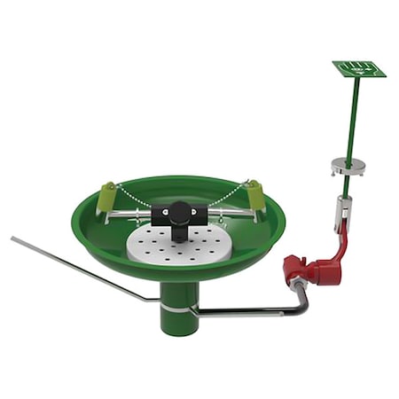 Hughes Safety Showers L85GST - Lab Eyewash, Tabletop Mount, Stainless Steel