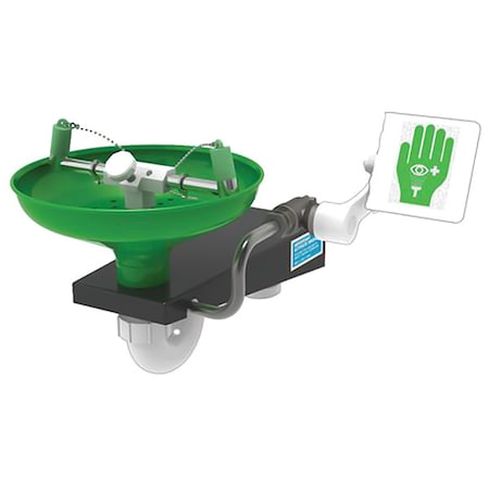 Hughes Safety Showers L85GS - Lab Eyewash, Wall Mount, Stainless Steel