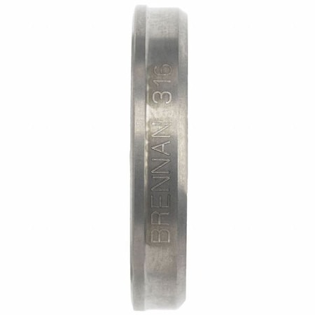 Brennan Industries N0319-B-01-SS - Back Ferrule, Stainless Steel, 1/16 in
