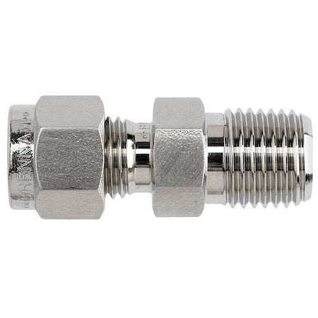 Brennan Industries N2404-12-08-SS - Strt, SS, Comp. 3/4 in, MNPT 1 in