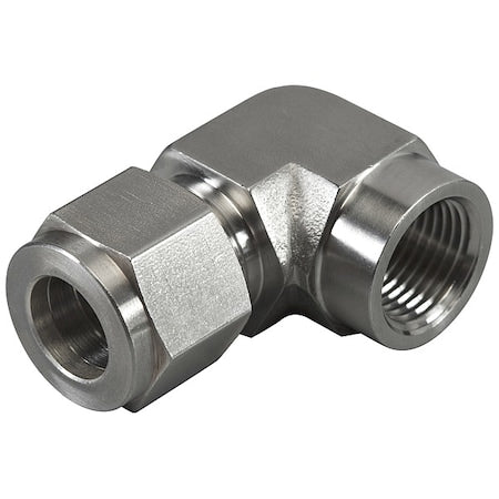 Brennan Industries N2502-08-08-SS - Elbow, SS, Comp. 1/2 in, Comp. 1/4 in