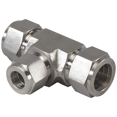Brennan Industries N2603-04-04-04-SS - Tee, SS, Comp 1/4", Comp 1/4", Comp 1/4"