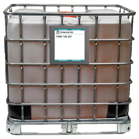 Trim OM287-270G - Cutting Oil, OM 287, Straight Oil, 270 gal, Tote, Clear Brown