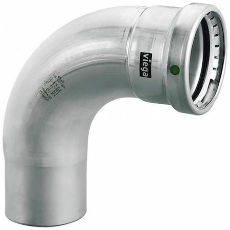 Viega 90520 - Elbow, SS, Press-fit 3 in, FTG 3 in