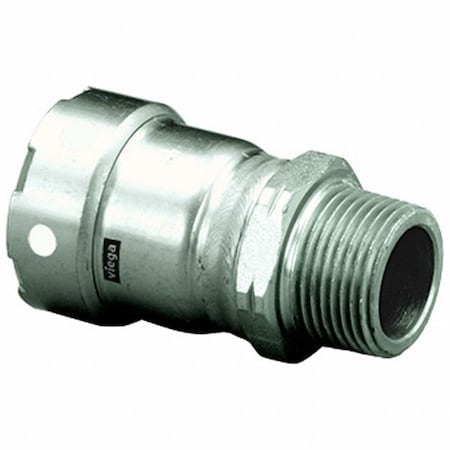Viega 91235 - Strt, SS, Press-fit 2 in, MNPT 2 in