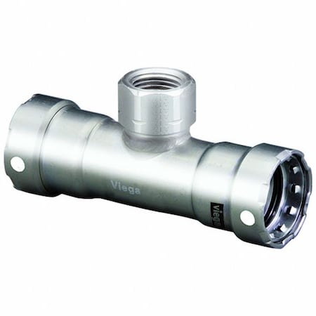 Viega 91890 - Tee,SS,Press-fit11/2",11/2",FNPT1"