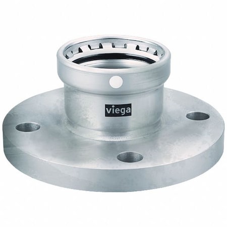 Viega 98535 - Flange, SS, Press-fit 4 in, Flange 8 in