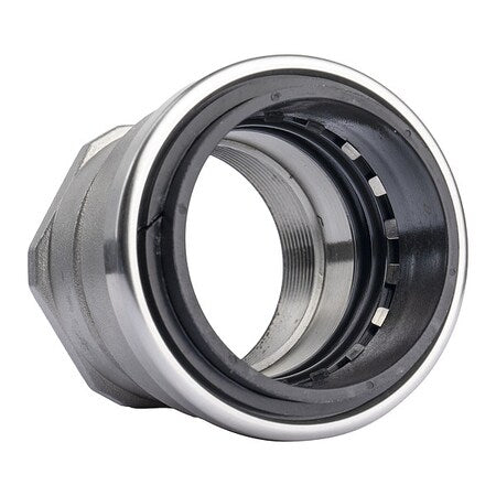 SS872FR - Strt, SS, Push-Fit 2 in, FNPT 2 in