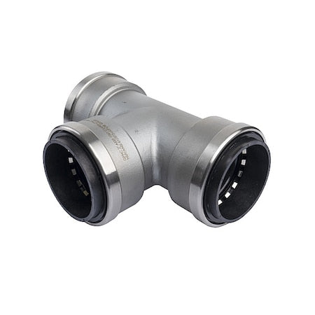 SS874R - Tee, SS, Push-Fit 2", 2", 2"
