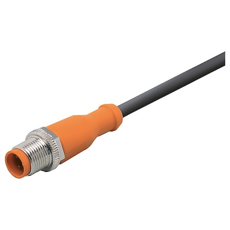 Ifm EVC077 - Single-Ended Cordset,5 m L Cable
