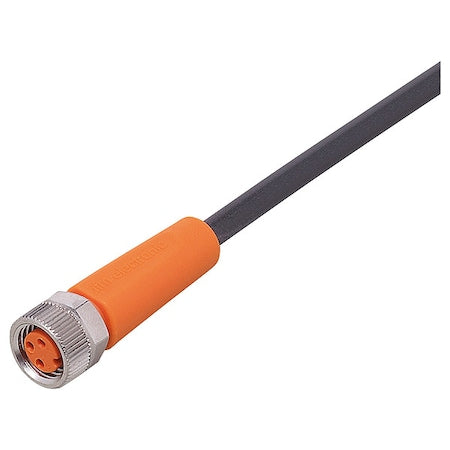 Ifm EVC143 - Single-Ended Cordset,10 m L Cable