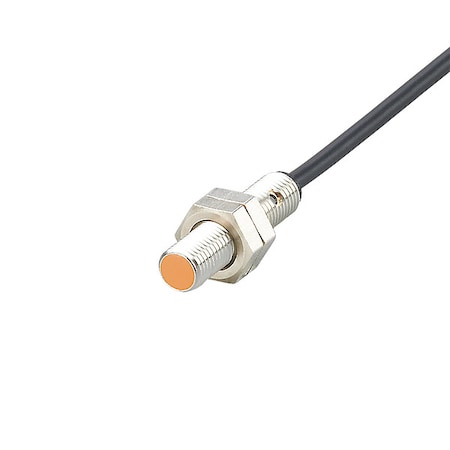 Ifm IE5207 - Cylindrical, Inductive Proximity Sensor, 8 mm Dia., Brass/PBT, 2 m, Bare Wire, 2 Wires, Shielded