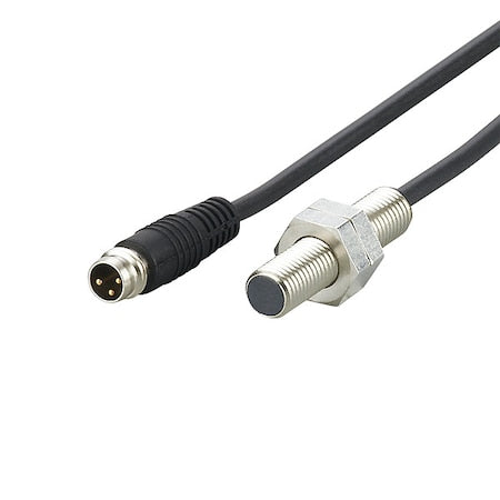 Ifm IE5344 - Cylindrical, Inductive Proximity Sensor, 8 mm Dia., Brass, 0.3 m, M8, 2, 3 Wires, Shielded