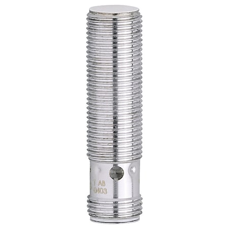 Ifm IFT203 - Cylindrical, Inductive Proximity Sensor, 12 mm Dia., Stainless Steel, M12, Wires, Shielded