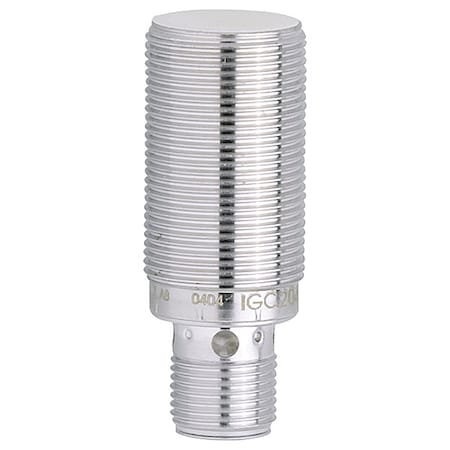 Ifm IGT203 - Cylindrical, Inductive Proximity Sensor, 18 mm Dia., Stainless Steel, M12, Wires, Shielded