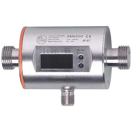 Ifm SM6100 - Flowmeter,LED,1/2" BSP,16 bar,110" L