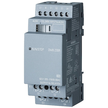 Siemens 6ED10551FB000BA2 - Input/Output Module,4 Inputs,4 Outputs