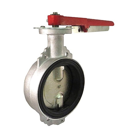 Milwaukee Valve P2855H 4" - Butterfly Valve,Wafer,4 In.,Aluminum