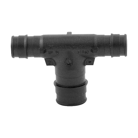 Uponor Q4751331 - Tee,Polymer,Barbed1 1/4in,1 1/4in,1in